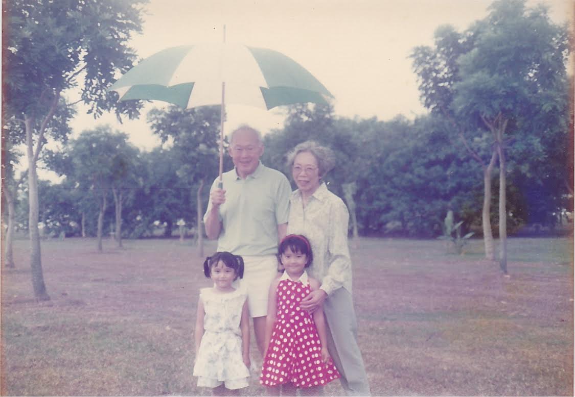 Photo with Mr & Mrs Lee Kwan Yew