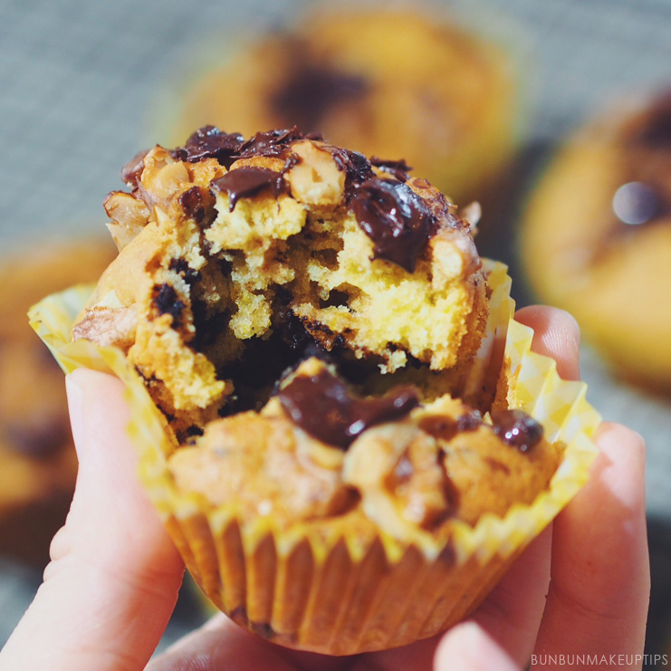 Pumpkin-Choc-Chucks-Muffin